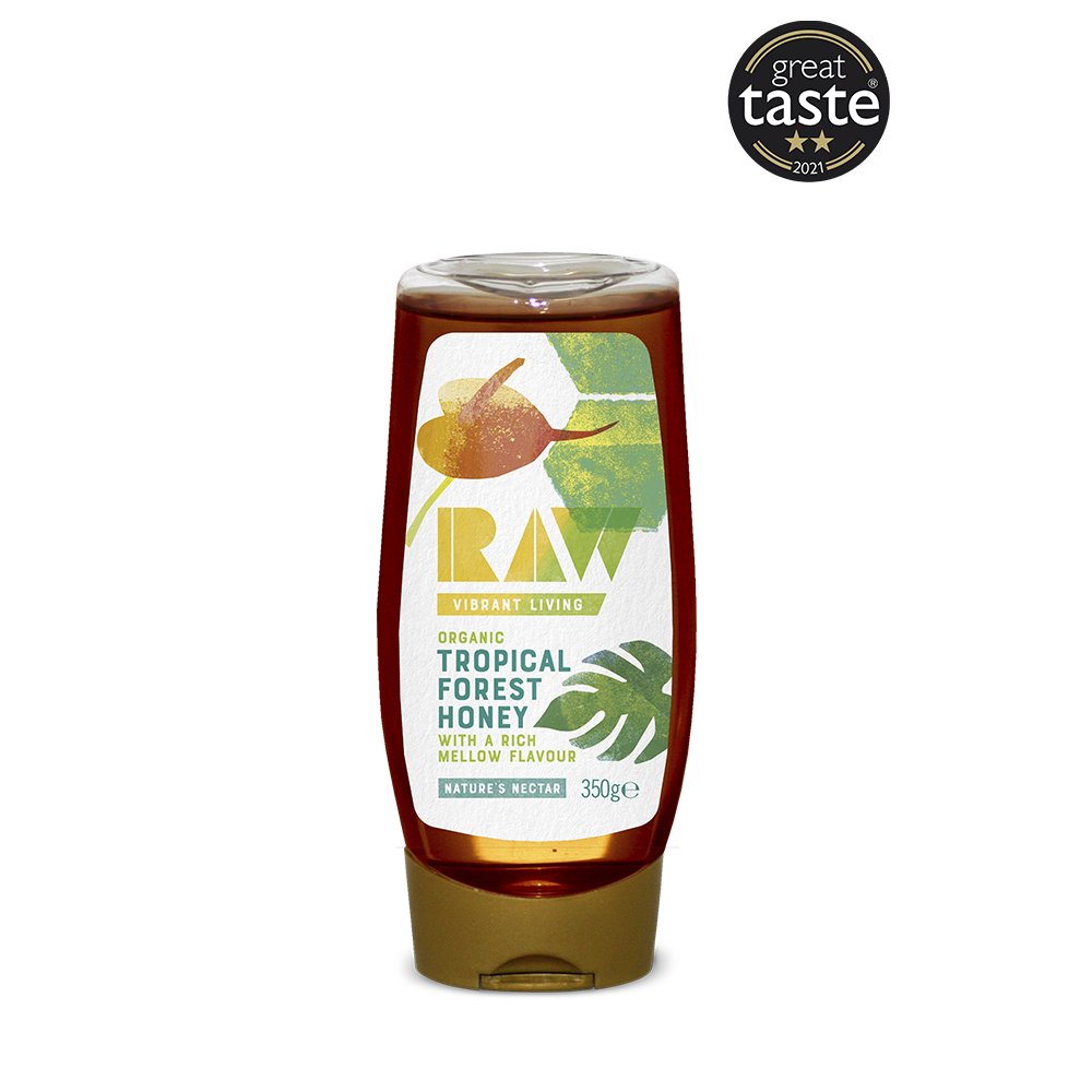 Raw Health - Org Tropical Forest Honey | 350g| Jams, Honey & Spreads