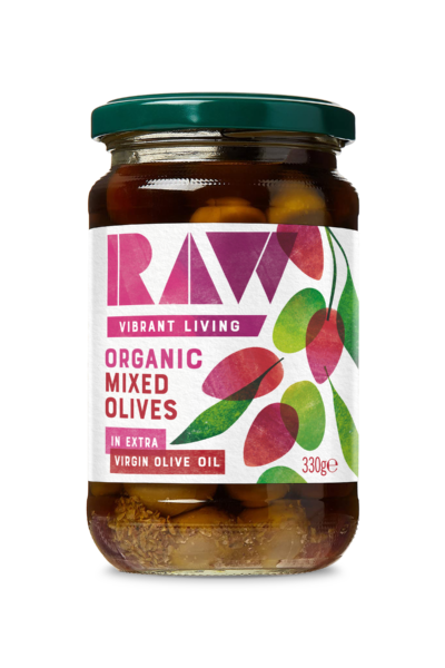 Raw Organic Mixed Olives image