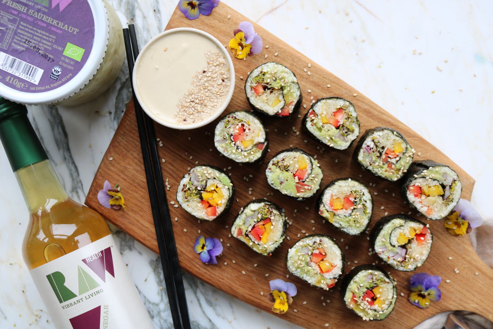Raw Nori Rolls | Raw Vibrant Living