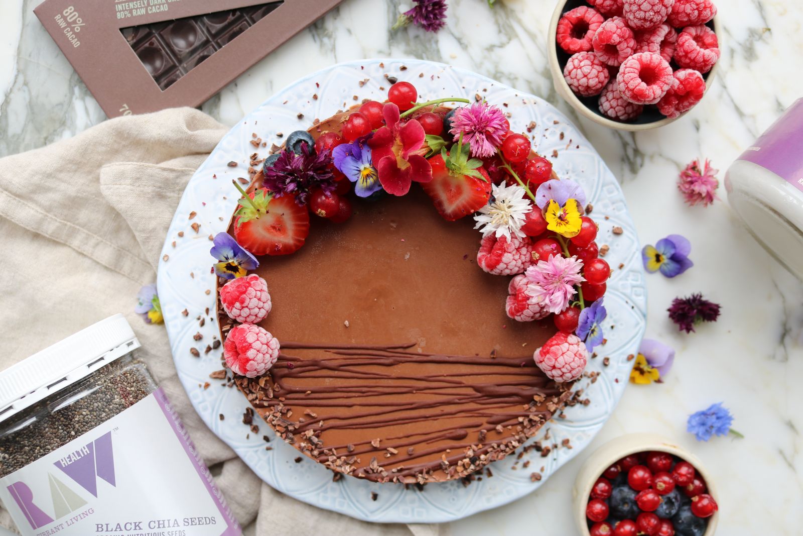 Raw Double Chocolate Tart | Raw Vibrant Living