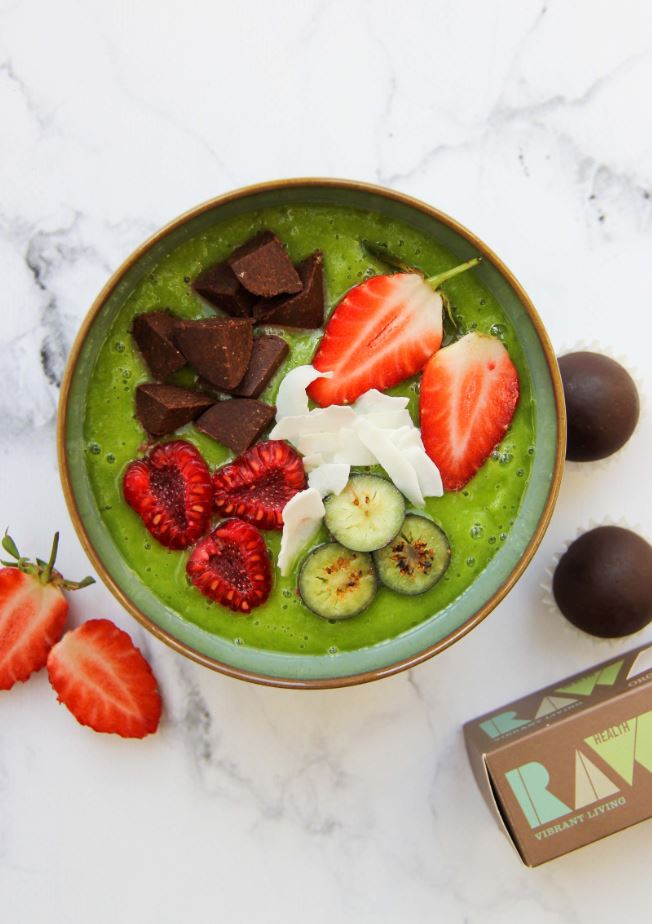 Matcha Smoothie Bowl | Raw Vibrant Living