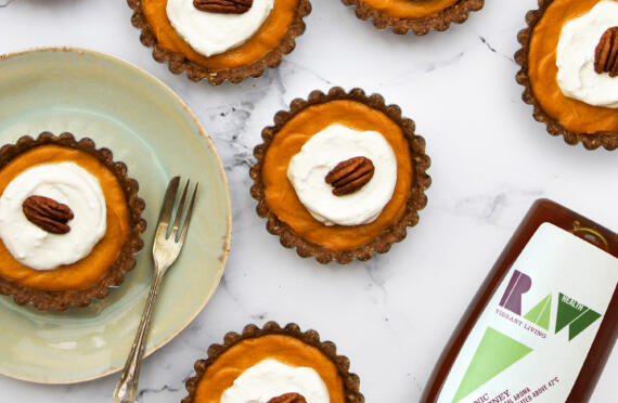 Raw Pumpkin Pie image