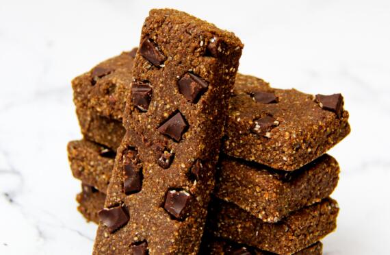 Raw Chocolate Protein Bars image