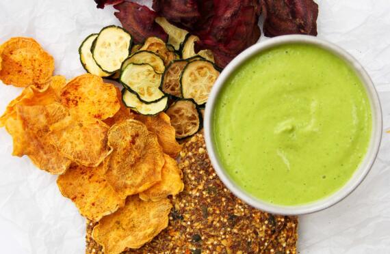 Raw Courgette and Tahini Dip image