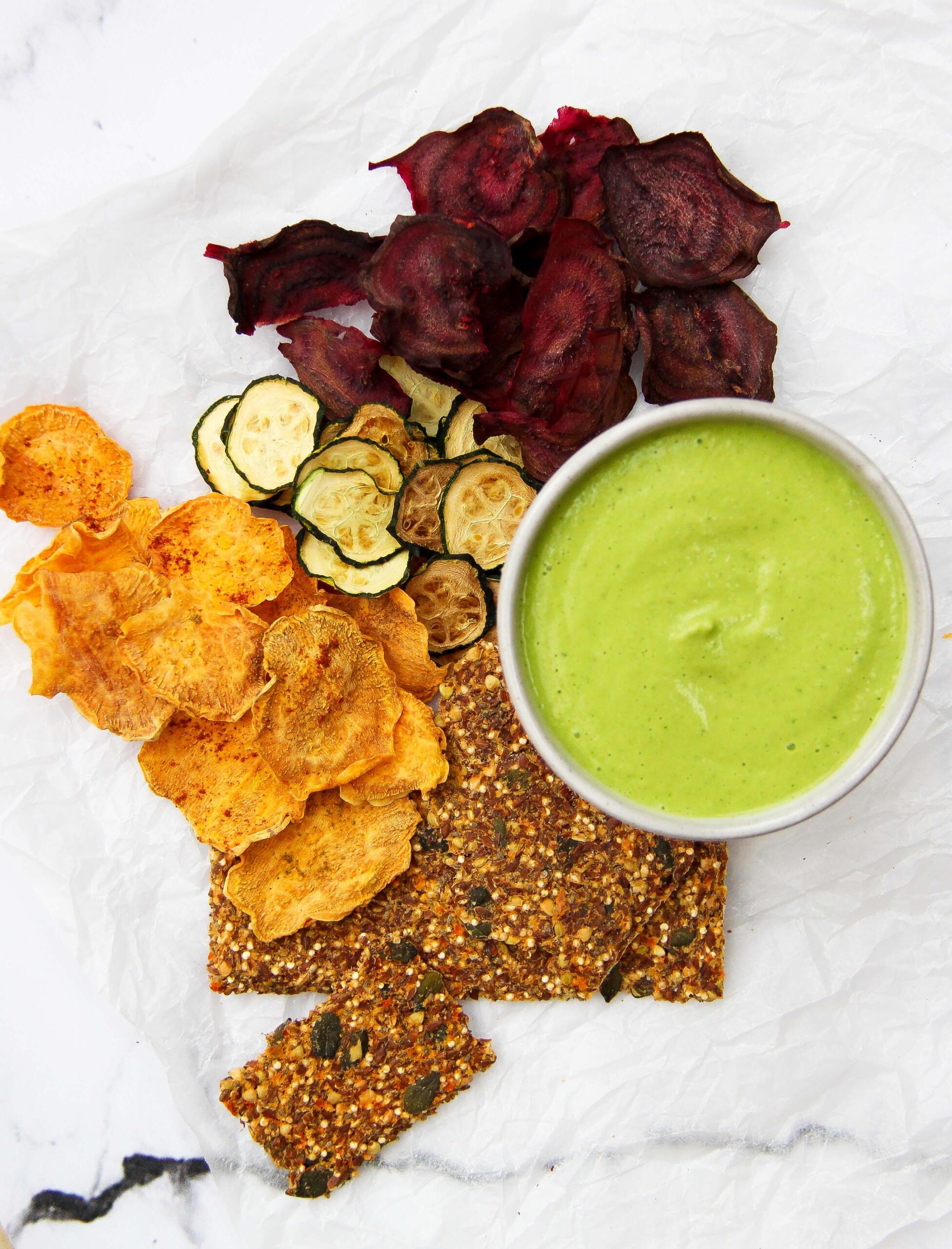 Raw Courgette and Tahini Dip | Raw Vibrant Living
