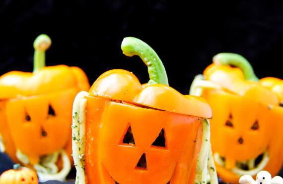 Halloween Pumpkin Peppers image