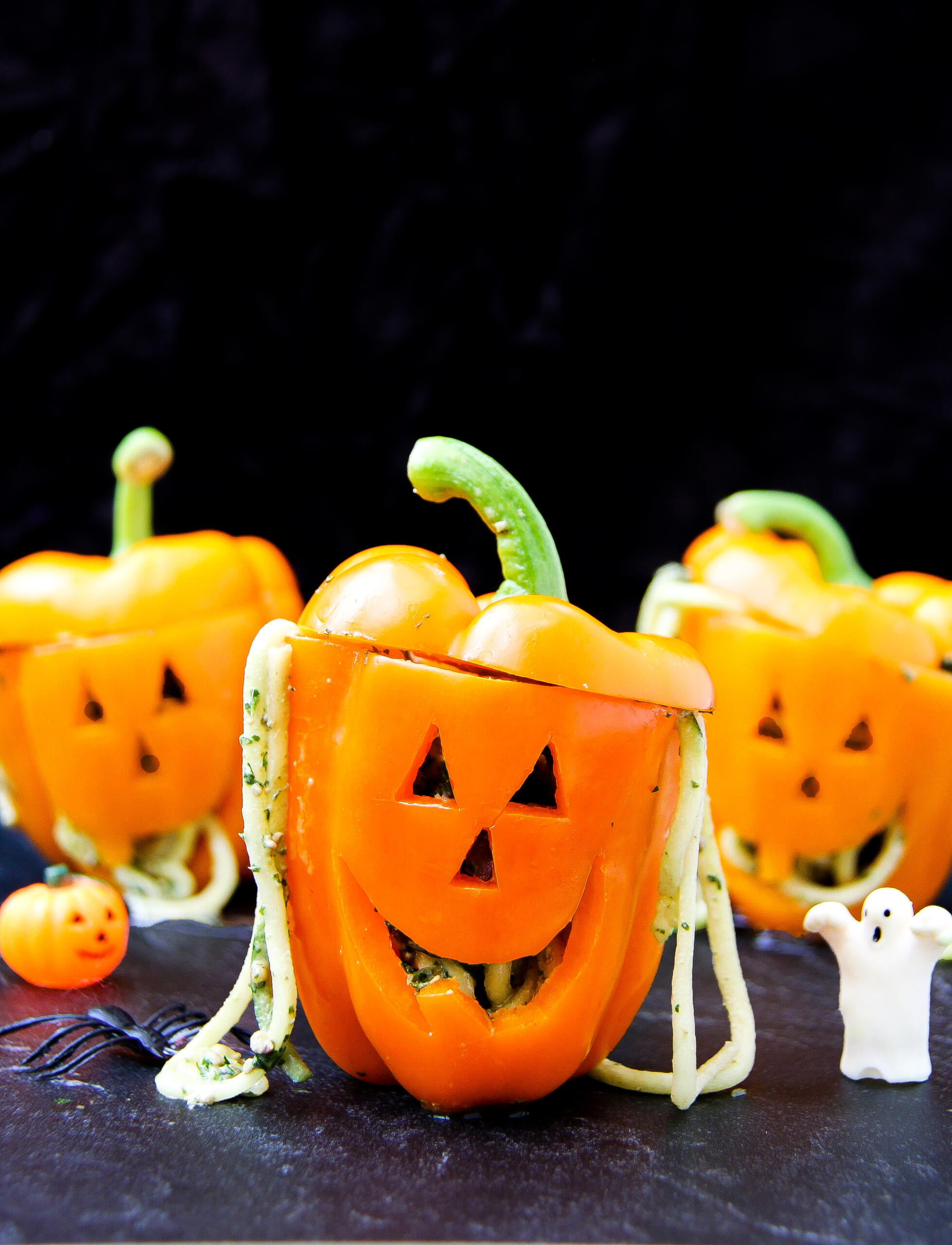 Halloween Pumpkin Peppers | Raw Vibrant Living