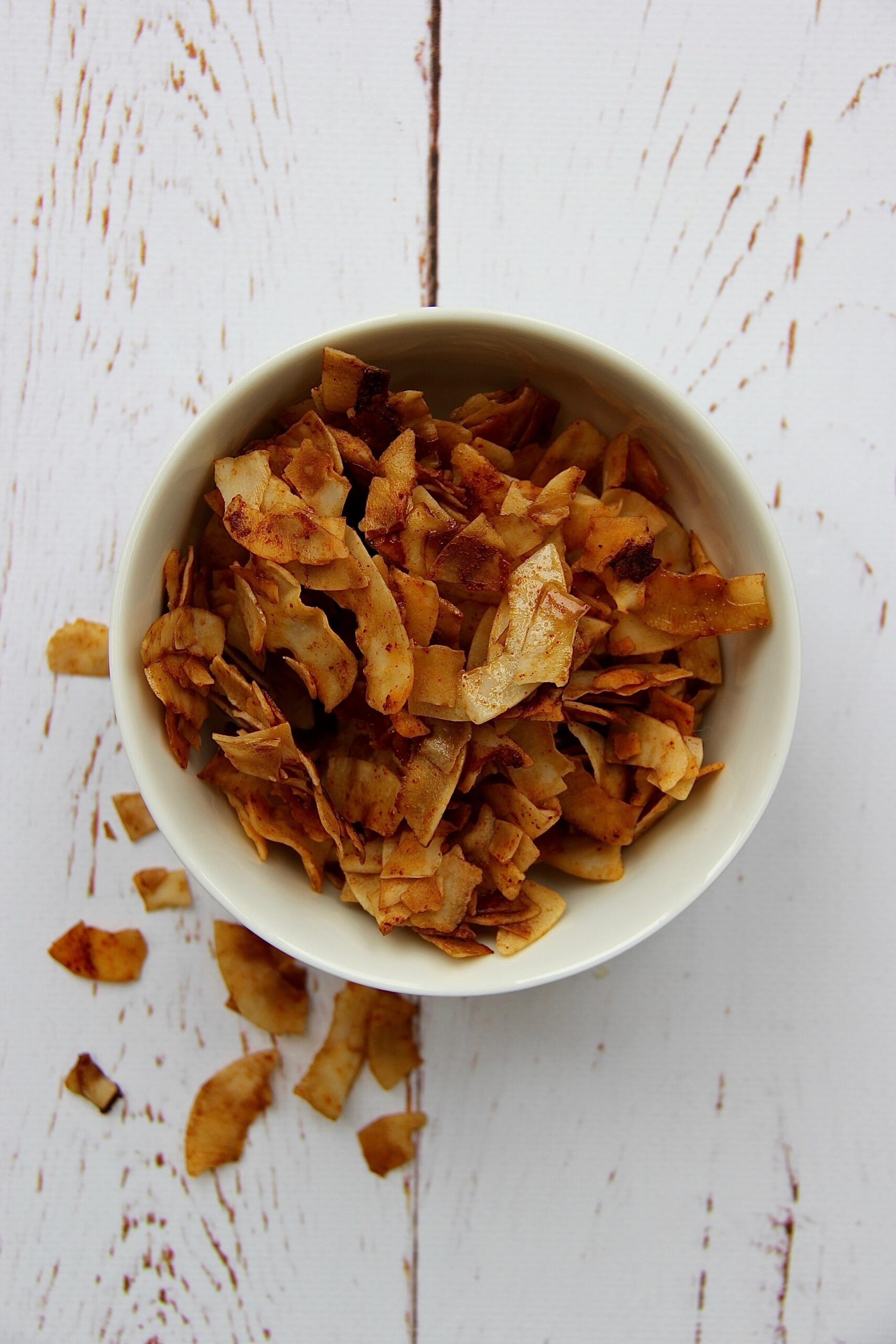 Raw coconut bacon | Raw Vibrant Living