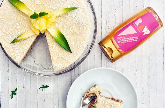 Raw Summer Pineapple Cake image