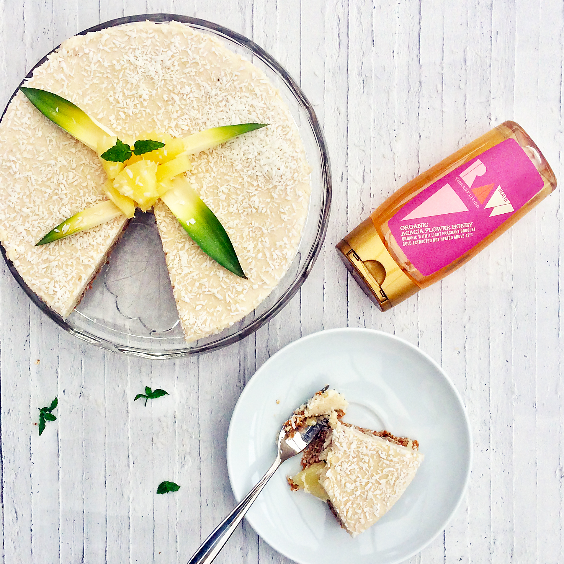 Raw Summer Pineapple Cake | Raw Vibrant Living