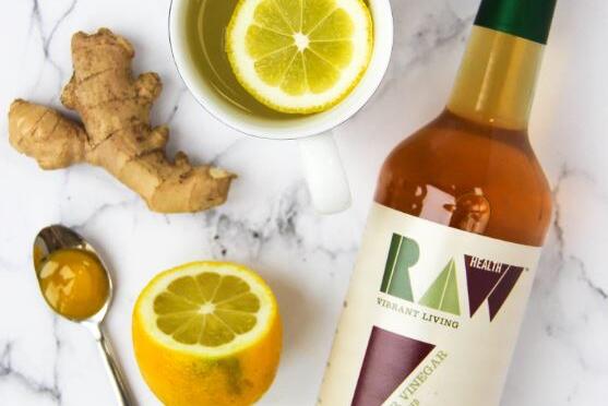 Lemon, Ginger and Apple Cider Vinegar Tonic image