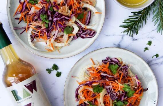 Red Cabbage, Fennel and Apple Slaw image