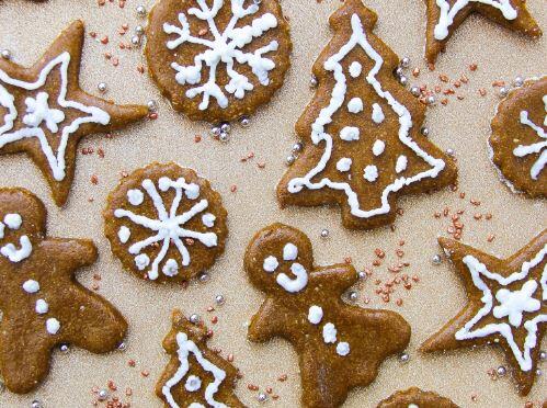 No Bake Gingerbread with Coconut Icing image
