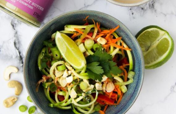 Zoodles with Cashew Satay Sauce image