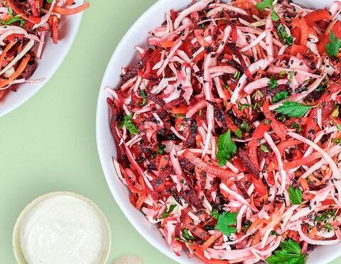 Vibrant Rainbow Slaw image