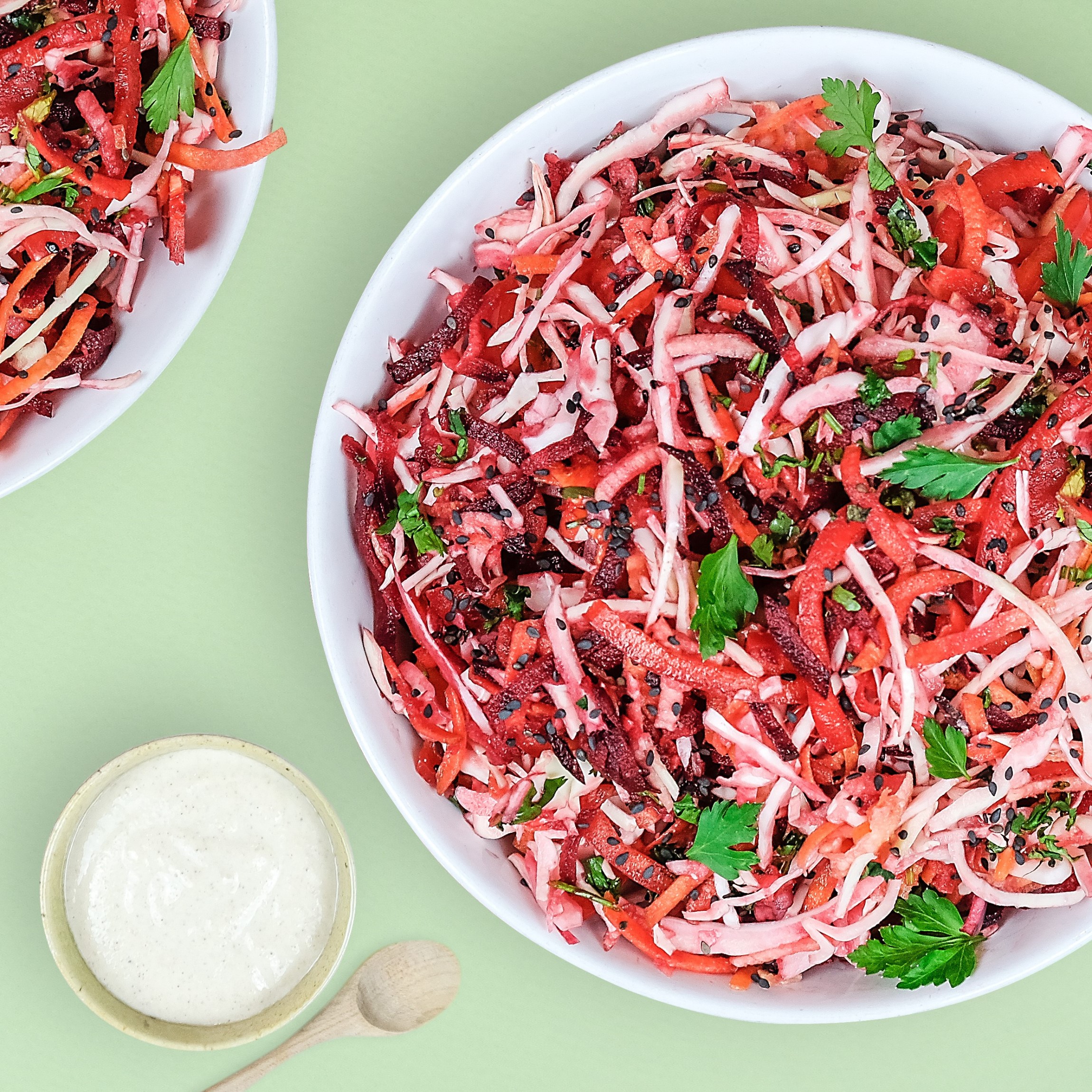 Vibrant Rainbow Slaw | Raw Vibrant Living