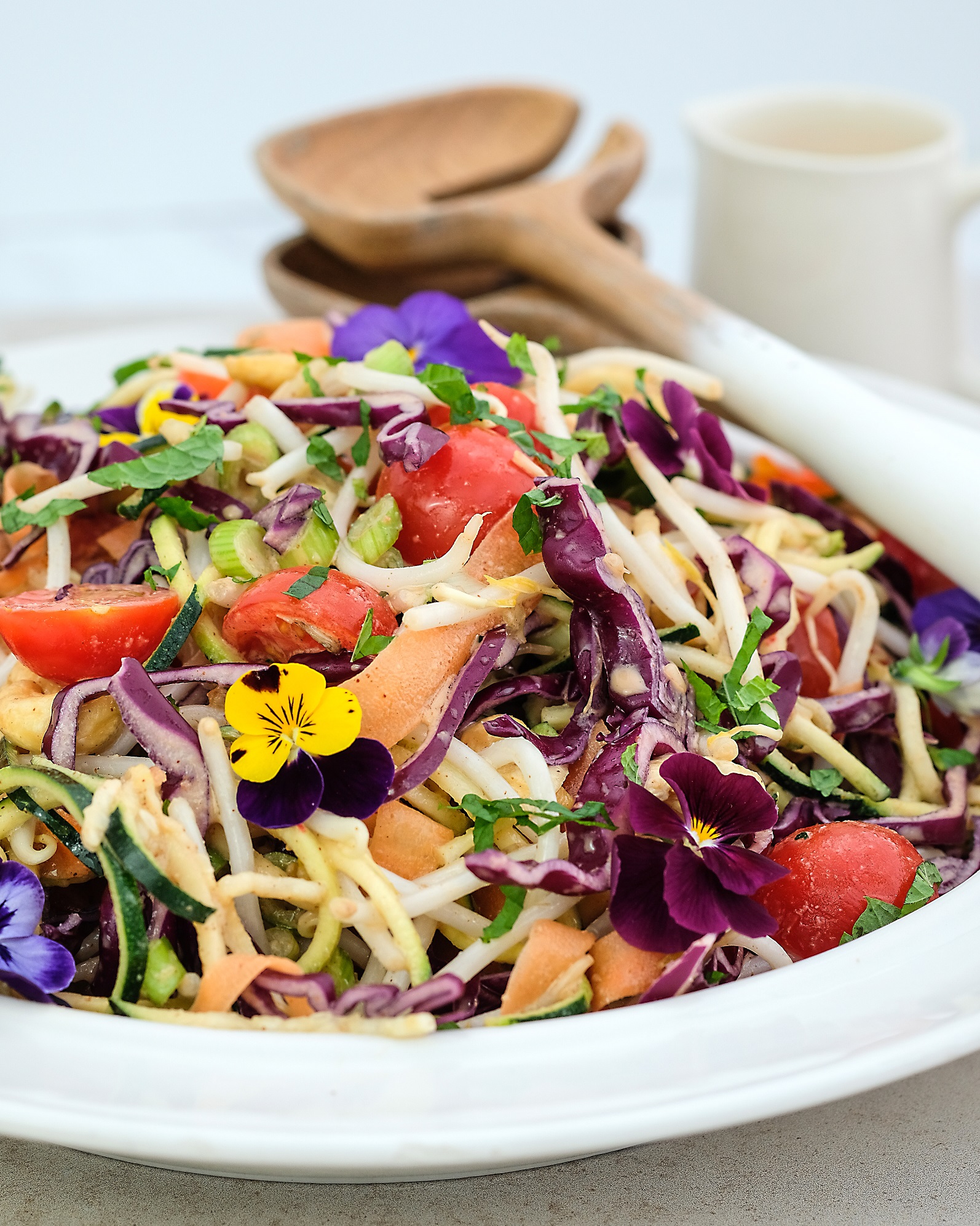 Eat the Rainbow Pad Thai | Raw Vibrant Living