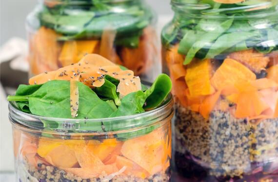 Sweet Potato & Quinoa Salad Jars image