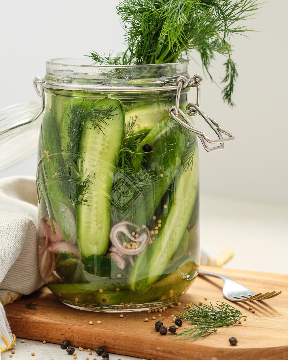 Refrigerator Pickles | Raw Vibrant Living