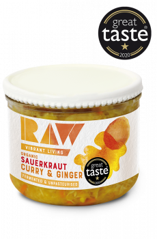 Raw Fresh Sauerkraut – Curry & Ginger image