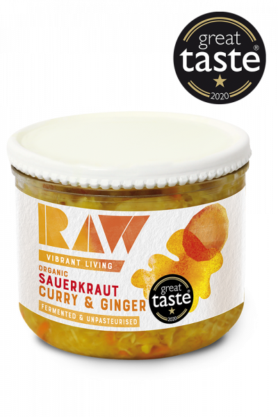 Raw Fresh Sauerkraut – Curry & Ginger image