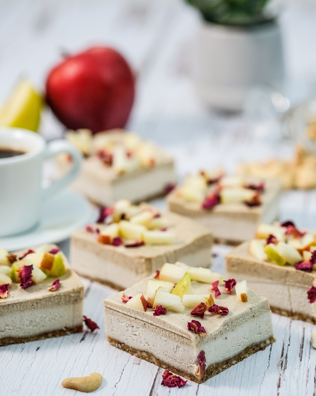 Raw Apple Caramel Cheesecake (GF) | Raw Vibrant Living