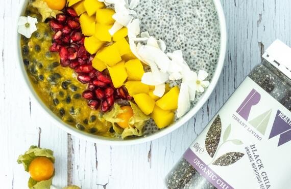 Good For Your Gut Mango Chia Pudding image