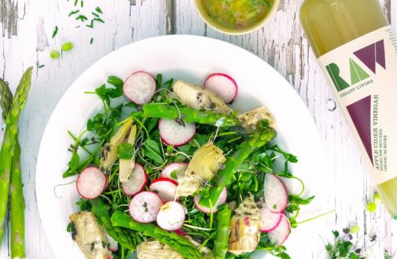 Artichoke & Asparagus Spring Salad image