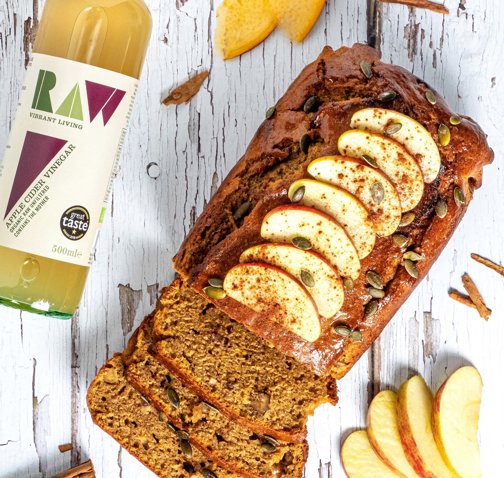 Pumpkin Spice Walnut Loaf | Raw Vibrant Living