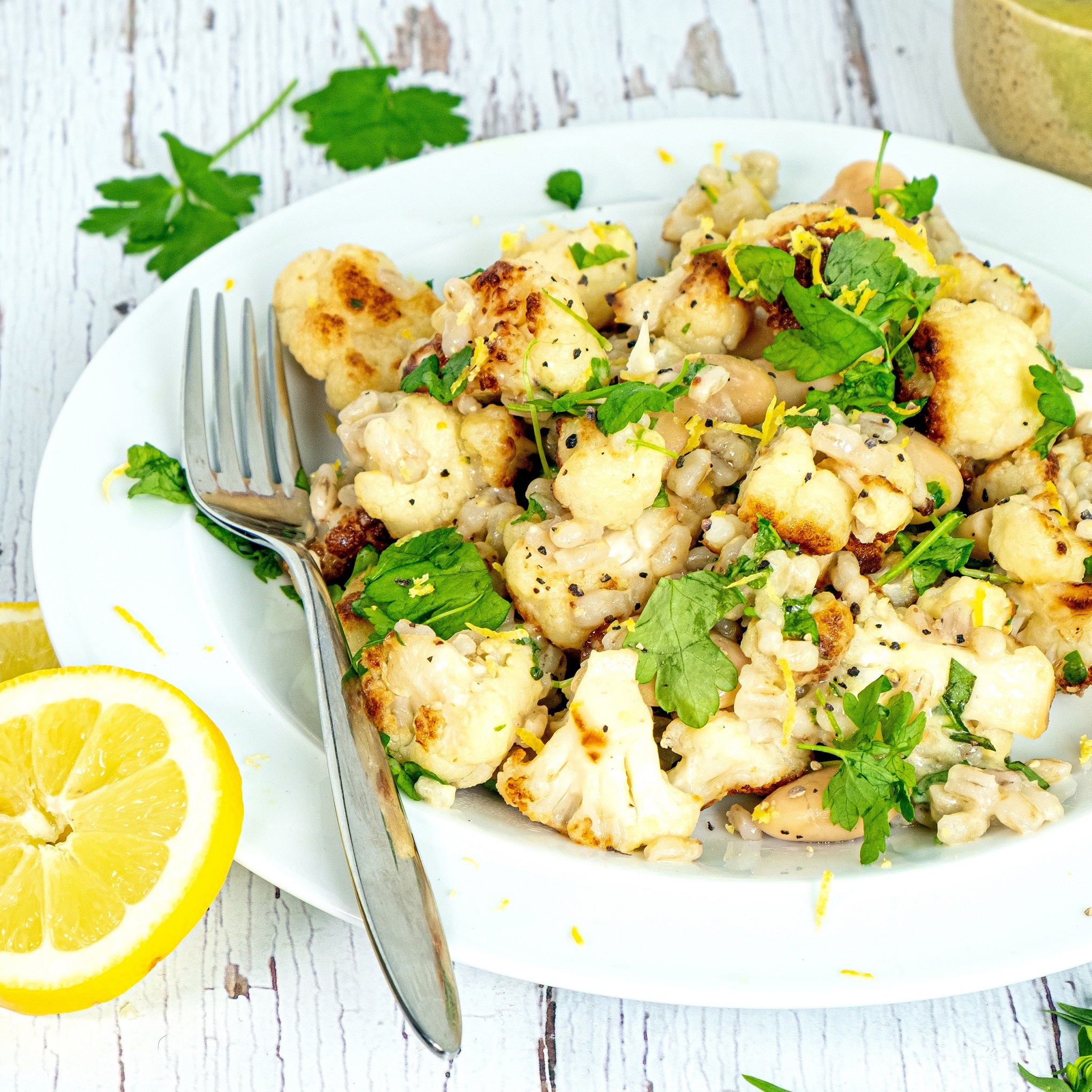 Warm Cauliflower Salad | Raw Vibrant Living