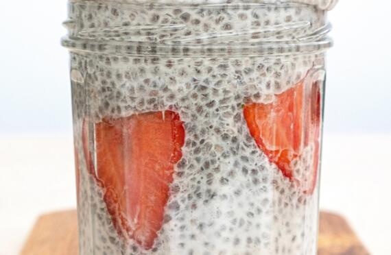 Strawberry Chia Pudding image