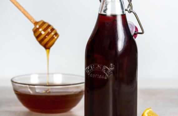 ELDERBERRY SYRUP WITH MAYA HONEY image