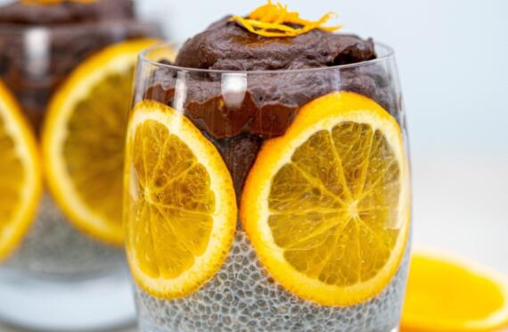 CHOCOLATE ORANGE CHIA PUDDING image