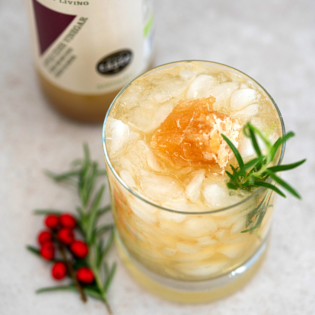 GINGER APPLE CIDER VINEGAR SWITCHEL | Raw Vibrant Living