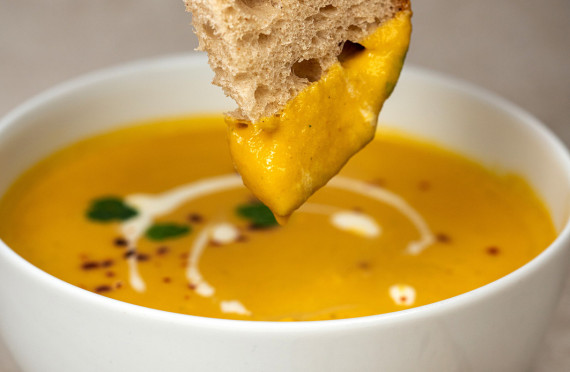 ORGANIC HONEY CARROT SOUP image