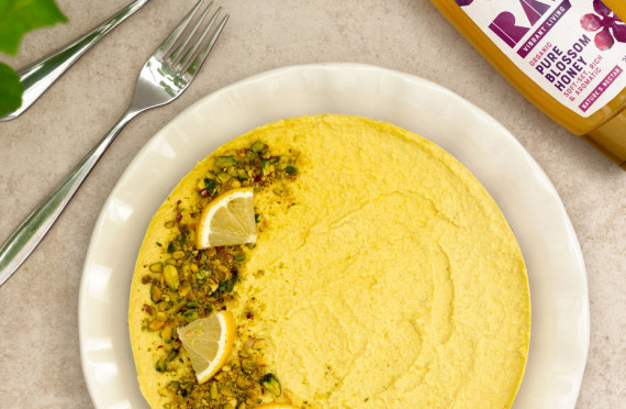 RAW VEGAN LEMON CHEESECAKE image