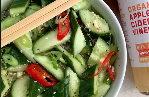 Asian Cucumber Salad image