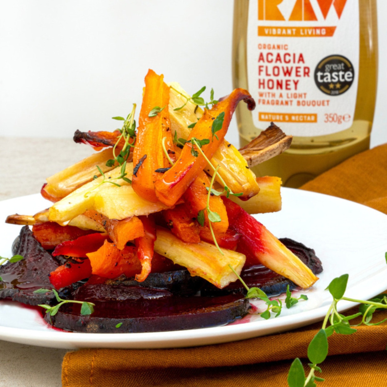 Honey Roasted Vegetables | Raw Vibrant Living