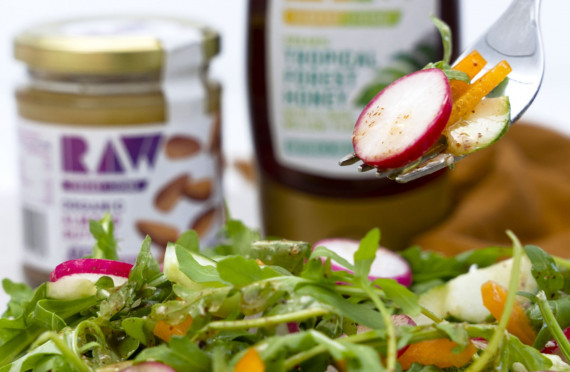 Honey Almond Butter Salad Dressing image