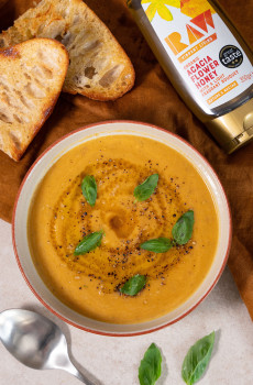 Gut-loving Butternut Honey Soup image