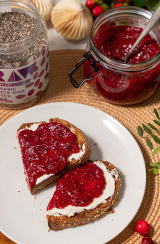 Easy Cranberry Chia Jam image