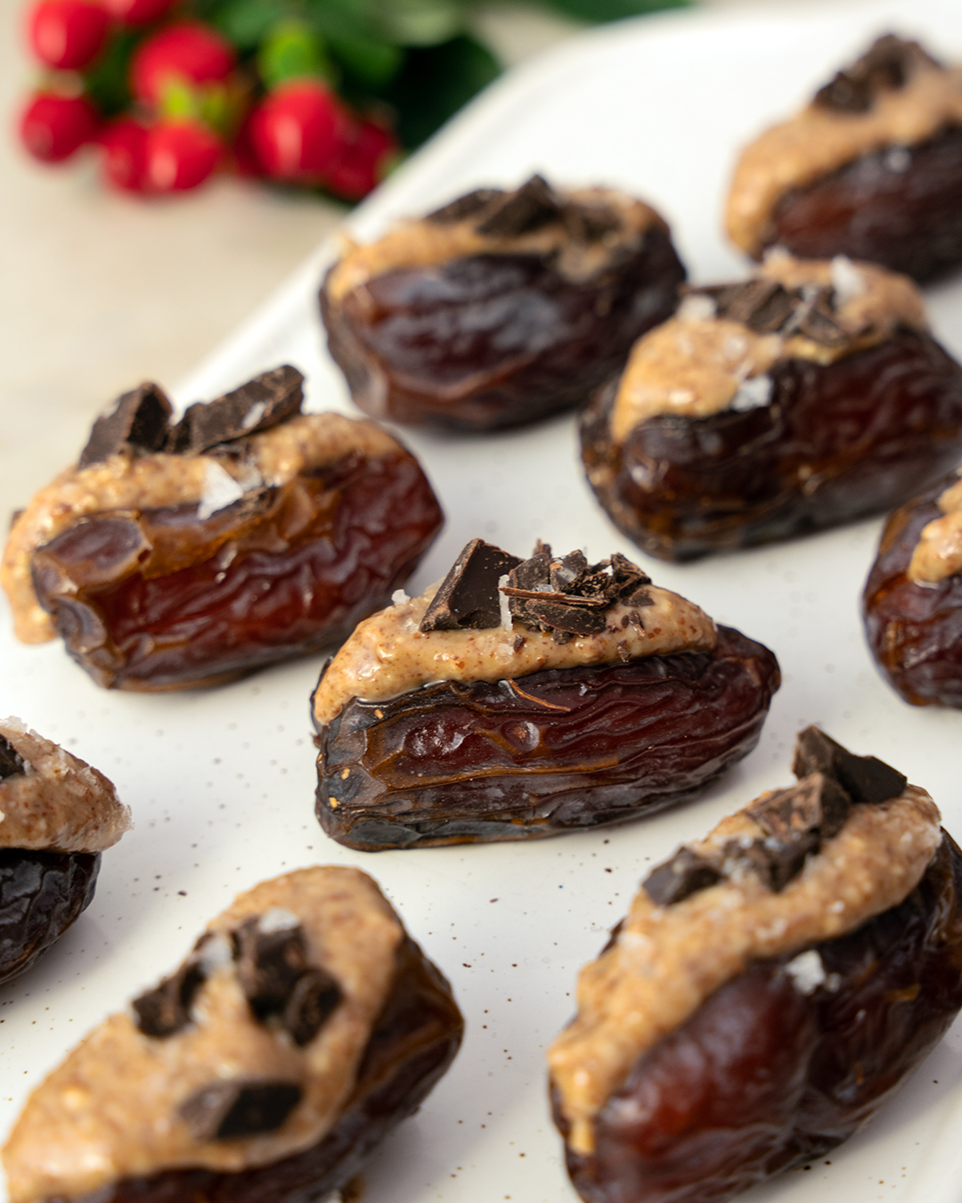 Gut-Friendly Almond Butter Stuffed Dates | Raw Vibrant Living
