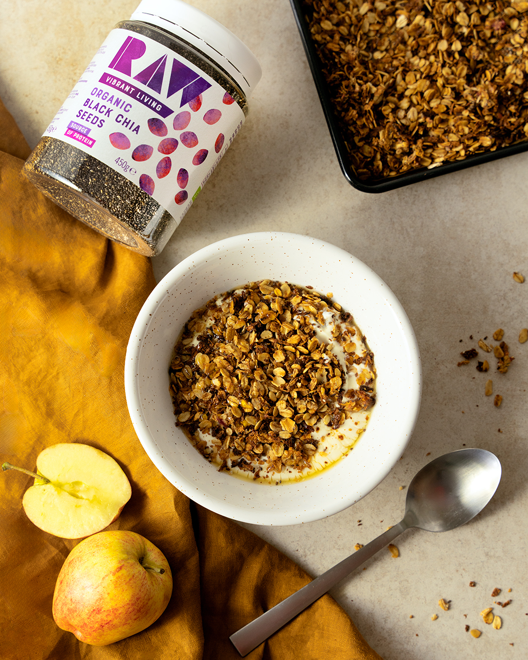 Gut-Friendly Apple Granola | Raw Vibrant Living