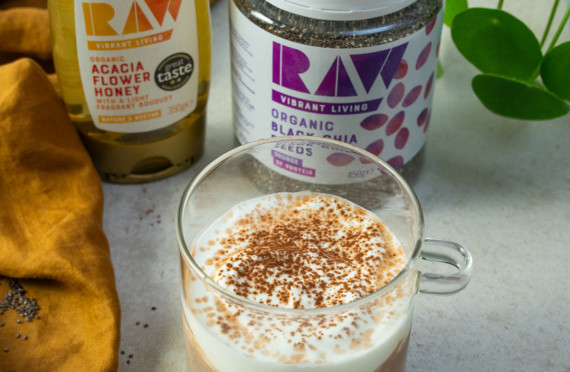 Tiramisu Chia Pudding image