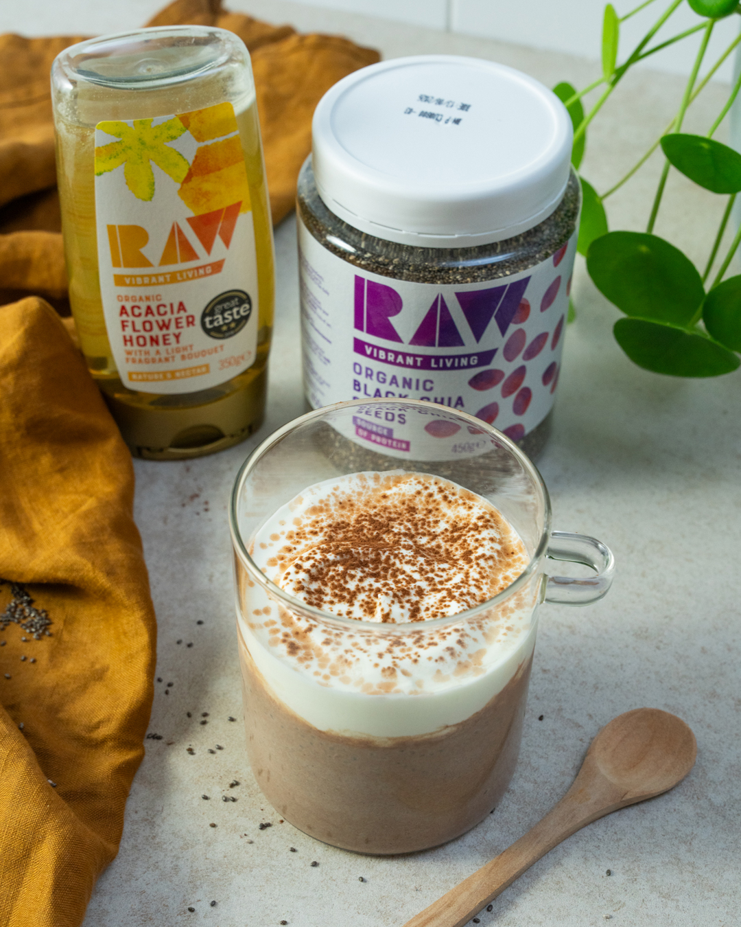 Tiramisu Chia Pudding | Raw Vibrant Living