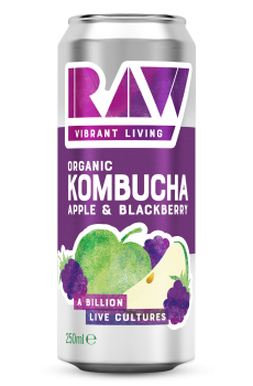 Apple and Blackberry Kombucha image